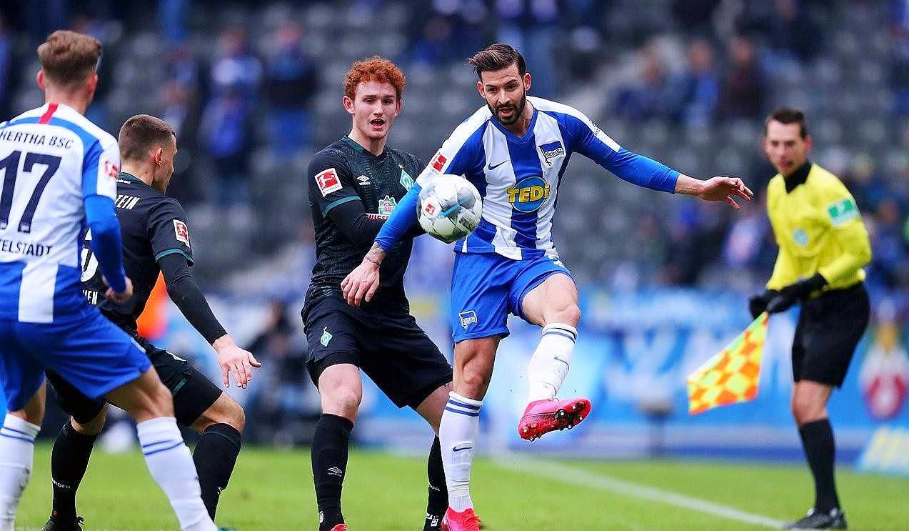 柏林赫塔玩命作战,客场取得宝贵三分 柏林赫塔玩命作战,客场取得宝贵三分