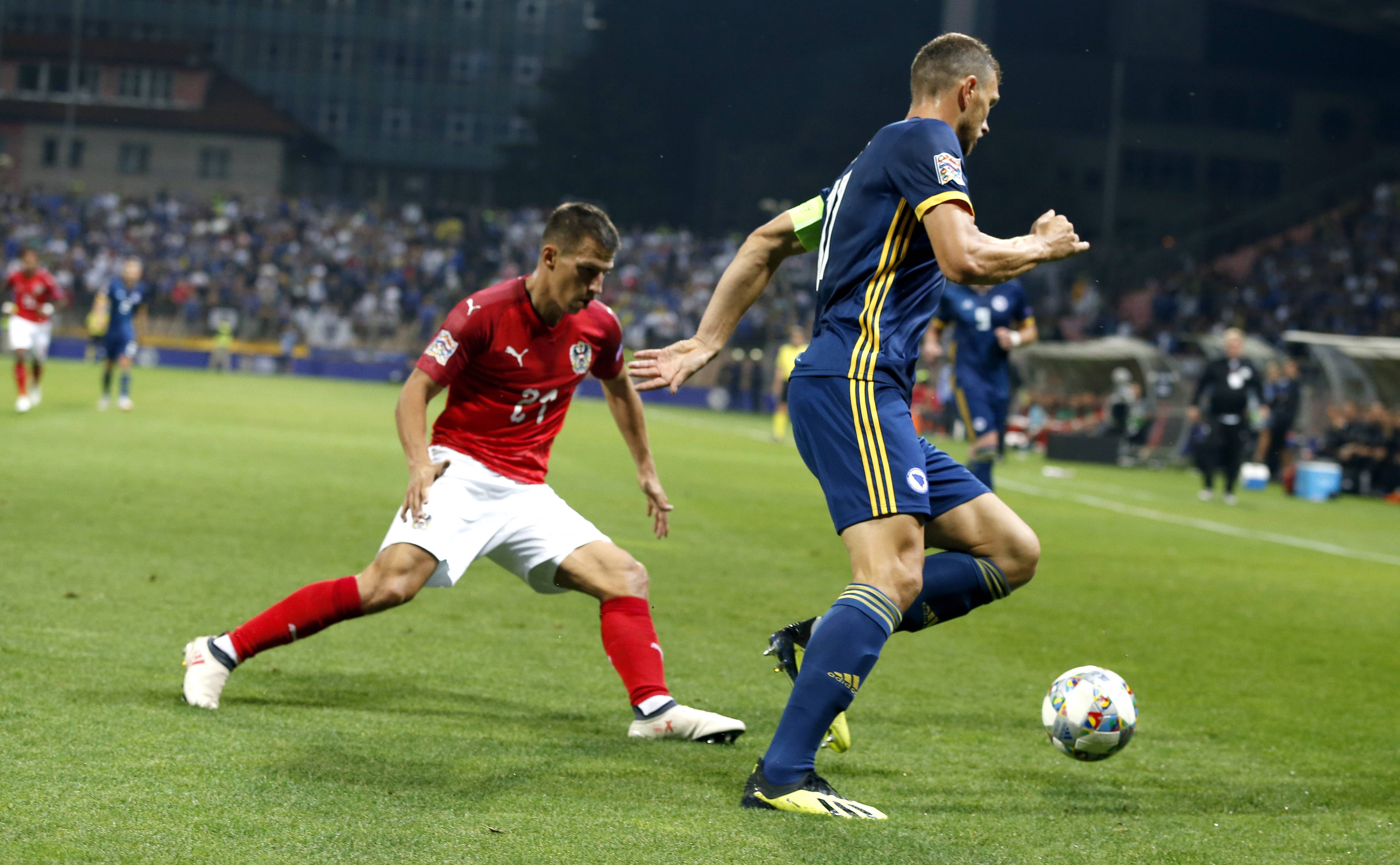 拼尽全力!欧国联比赛赛场上演 拼尽全力!欧国联比赛赛场上演