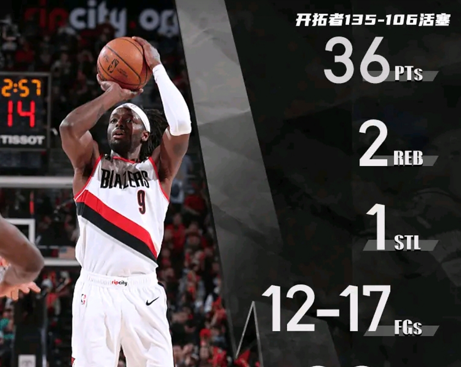 活塞不敌胜利,格兰特勇士红人只因孤单 活塞不敌胜利,格兰特勇士红人只因孤单