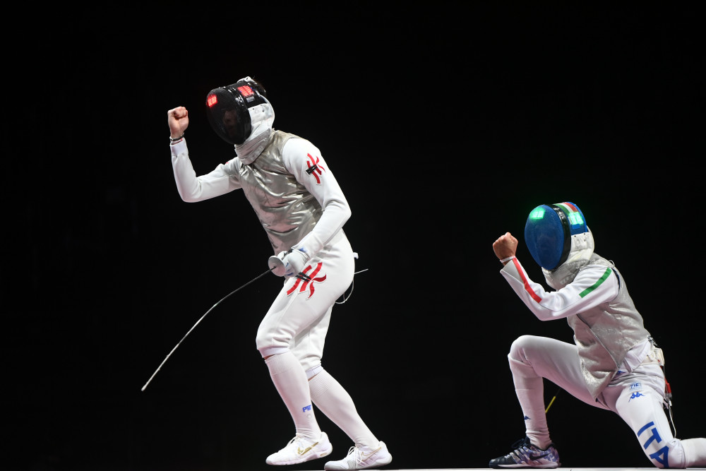 苏丹击剑选手重斩将军,扬名立万 苏丹击剑选手重斩将军,扬名立万